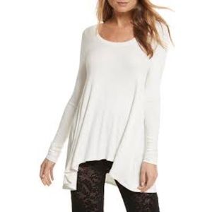 Free People white long sleeve tunic